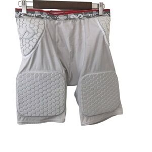 Mcdavid mens white hex shorts
